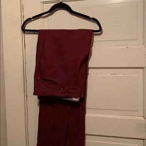 Burgundy Pants